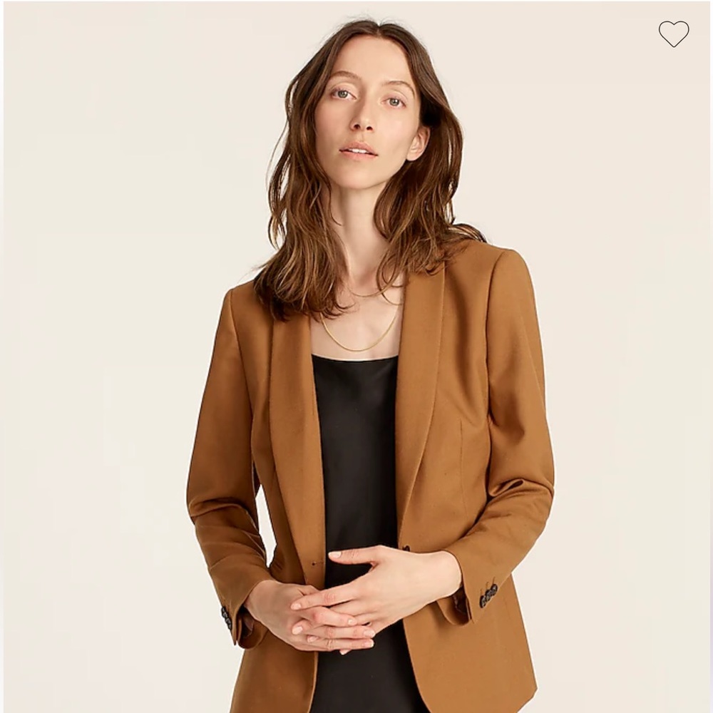 NWOT J. Crew Parke Blazer Wool Flannel